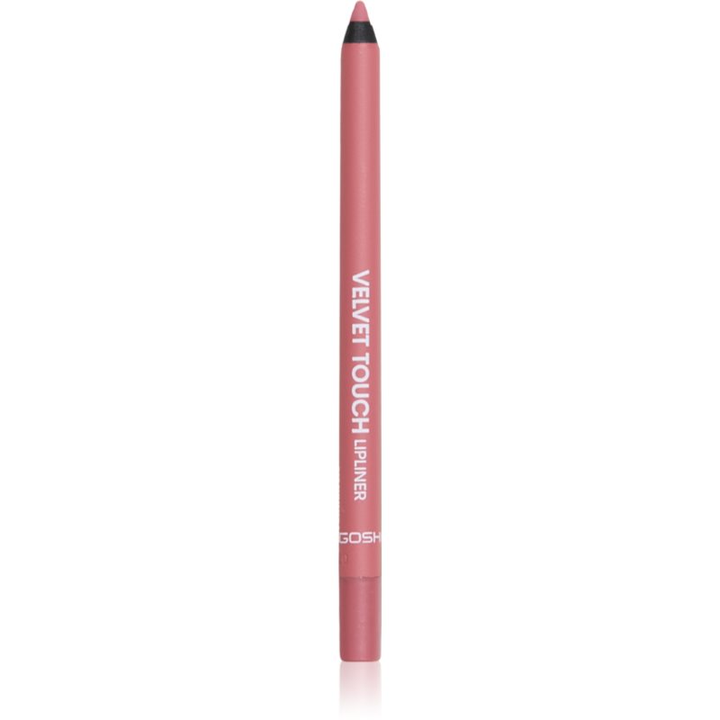 Gosh Velvet Touch voděodolná tužka na rty odstín 008 Shy Plum 1.2 g
