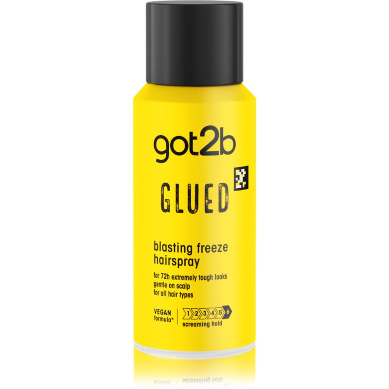 got2b Glued Blasting Freeze Hairspray Haarspray mit extra starkem Halt 100 ml