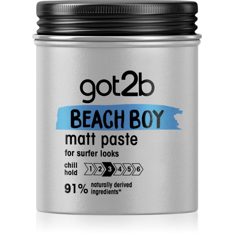 

got2b Beach Boy моделююча паста з матуючим ефектом для фіксації