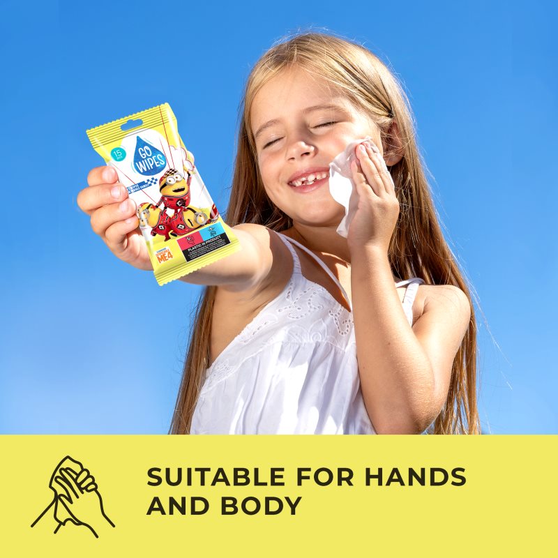 GoWipes Wet Wipes For Whole Family vlhčené čistiace obrúsky na ruky 15 ks