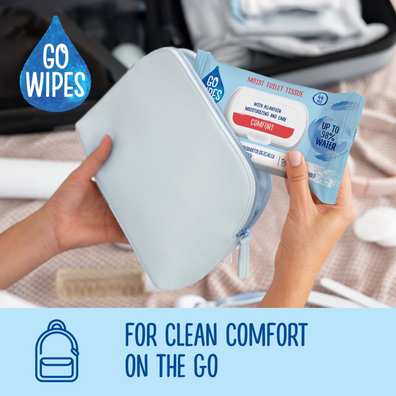 GoWipes Comfort feuchtes Toilettenpapier für empfindliche Oberhaut 44 St. (Bild 7)