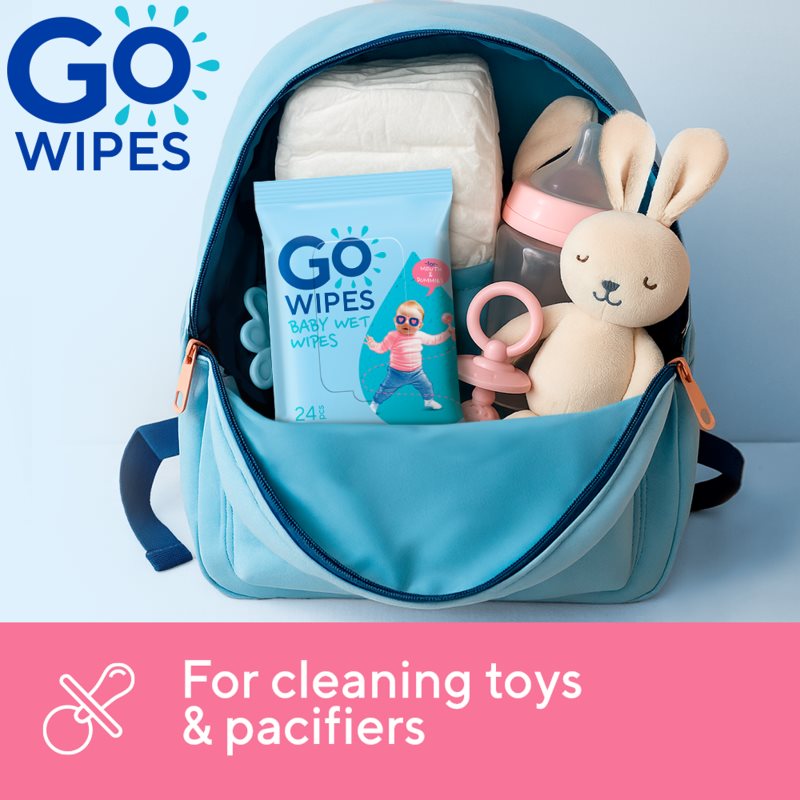 GoWipes Baby Wet Wipes vlhčené ubrousky pro děti od narození 24 ks (obrázek 7)