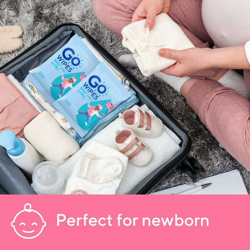 GoWipes Baby Wet Wipes vlhčené ubrousky pro děti od narození 24 ks (obrázek 8)