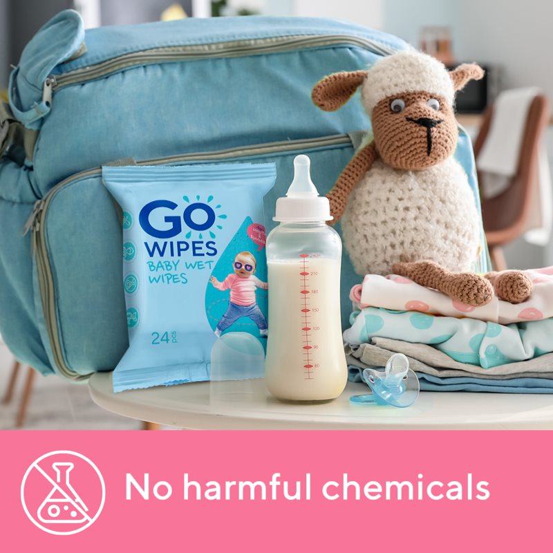 GoWipes Baby Wet Wipes vlhčené ubrousky pro děti od narození 24 ks (obrázek 10)
