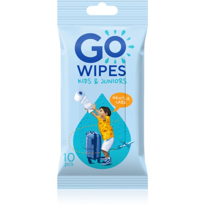 GoWipes For Kids & Juniors vlhčený toaletní papír 10 ks