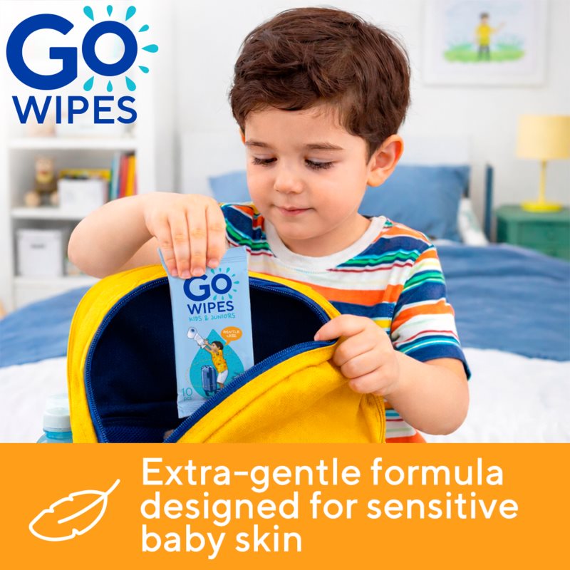 GoWipes For Kids & Juniors vlhčený toaletní papír pro děti 10 ks (obrázek 5)