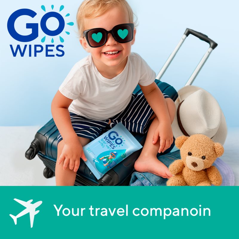 GoWipes Baby Wet Wipes dětské jemné vlhčené ubrousky pro velmi suchou citlivou a atopickou pokožku 24 ks (obrázek 9)