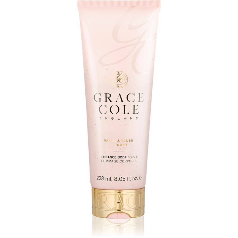 

Grace Cole Vanilla Blush & Peony освітлюючий пілінг для тіла
