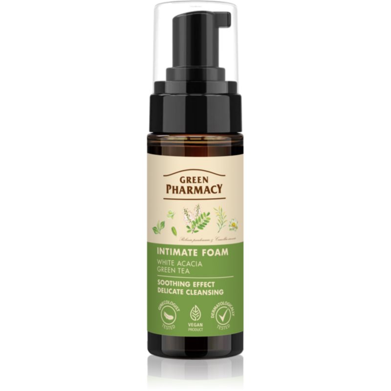 Green Pharmacy Acaccia & Tea intimní mycí pěna 150 ml