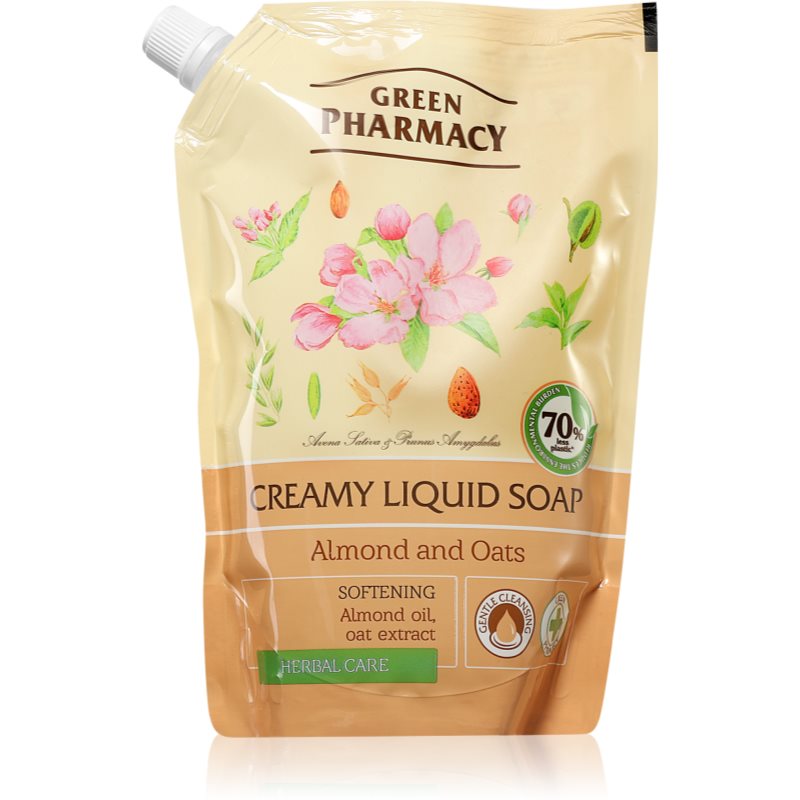 Green Pharmacy Hand Care Almond & Oats tekoče milo 460 ml