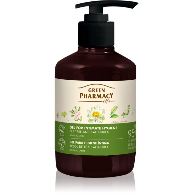 Green Pharmacy Marigold & Tea Tree Gel for Intimate Hygiene gel na intimní hygienu 370 ml