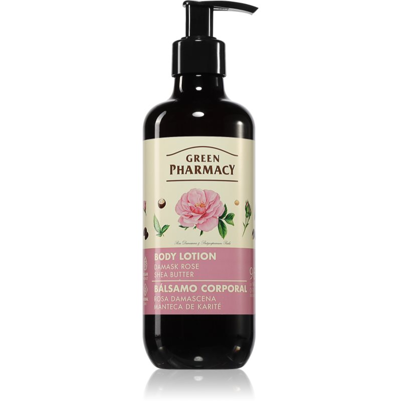 Green Pharmacy Green Pharmacy Damask Rose & Shea Butter Body Lotion θρεπτικό γάλα για το σώμα 400 ml