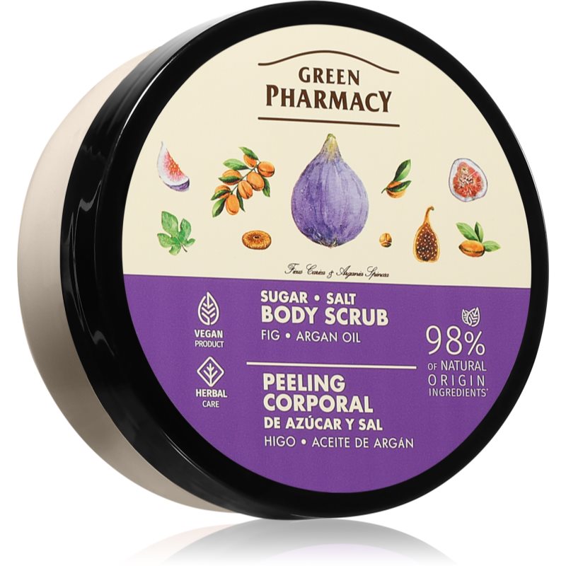 Green Pharmacy Green Pharmacy Argan Body Scrub απολέπιση ζάχαρης για το σώμα 200 ml