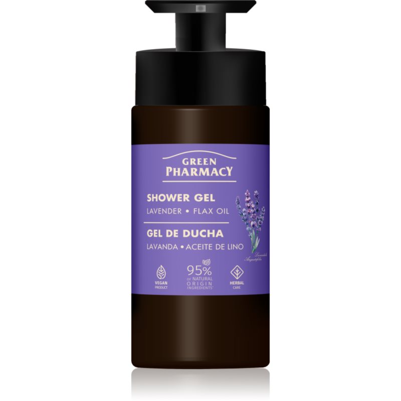 Green Pharmacy Lavender & Flax Oil sprchový gel 739 ml