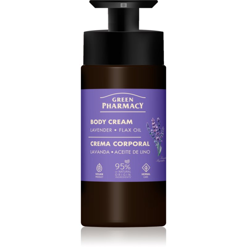 Green Pharmacy Lavender & Flax Oil Kroppskräm 739 ml