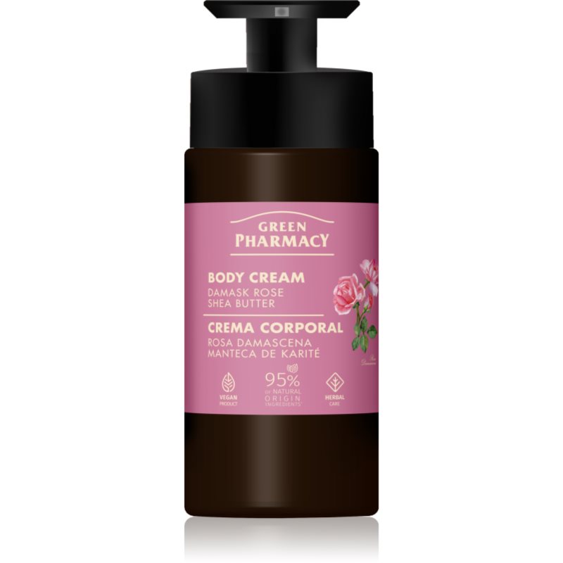 Green Pharmacy Damask Rose & Shea Butter Kroppskräm 739 ml