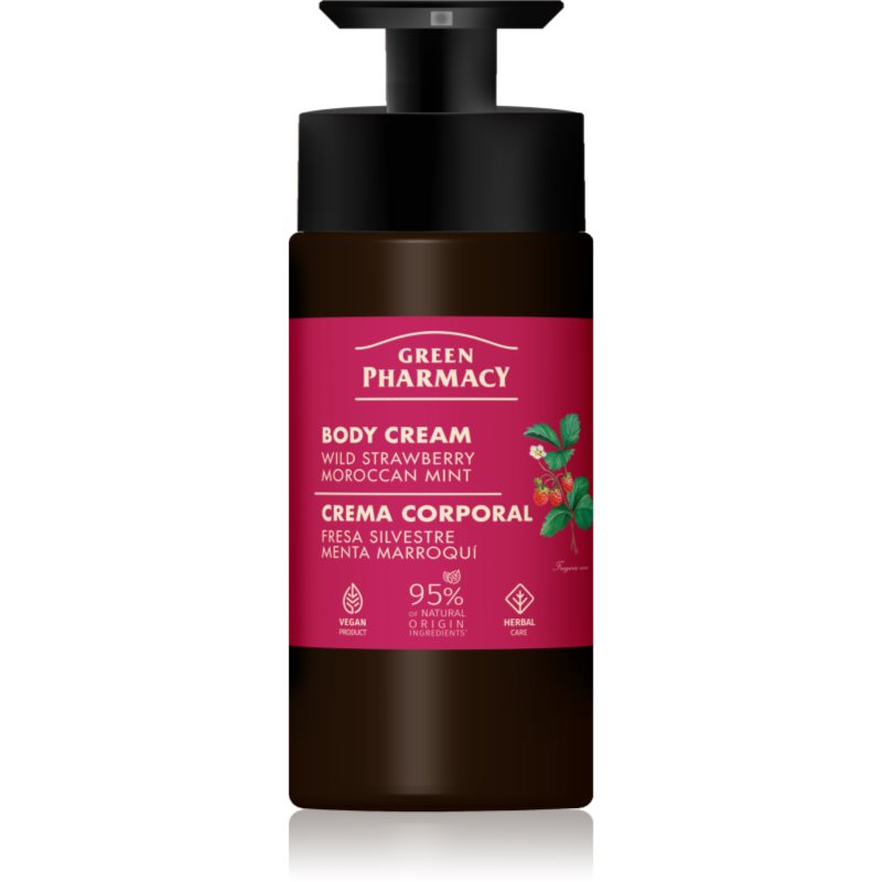 Green Pharmacy Wild Strawberry & Moroccan Mint Oil Kroppskräm 739 ml