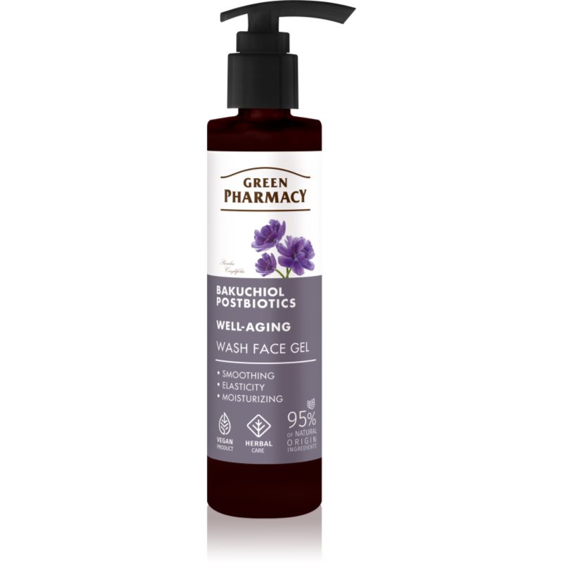 Green Pharmacy Bakuchiol & Postbiotics Face Wash Gel Gezichts Wasgel 200 ml