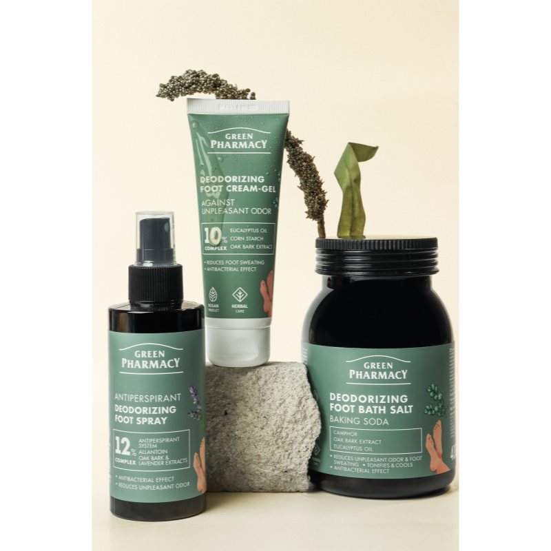 Green Pharmacy Foot Care Deodorizing Foot Cream-Gel Against Unpleasant Odor Gel-Creme für Füssen 75 ml (Bild 4)