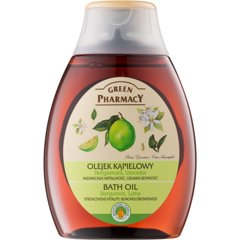 Green Pharmacy Body Care Bergamot & Lime olio da bagno 250 ml