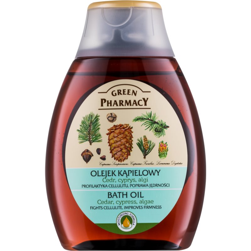 Green Pharmacy Body Care Cedar & Cypress & Algae vonios aliejus 250 ml