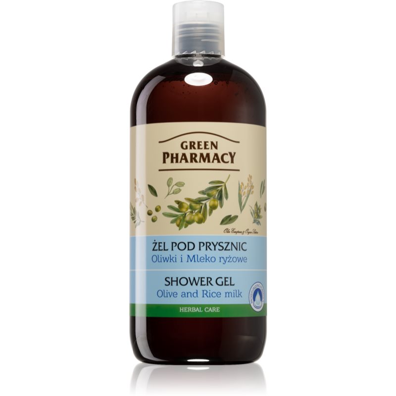 Green Pharmacy Body Care Olive & Rice Milk dušo želė 500 ml