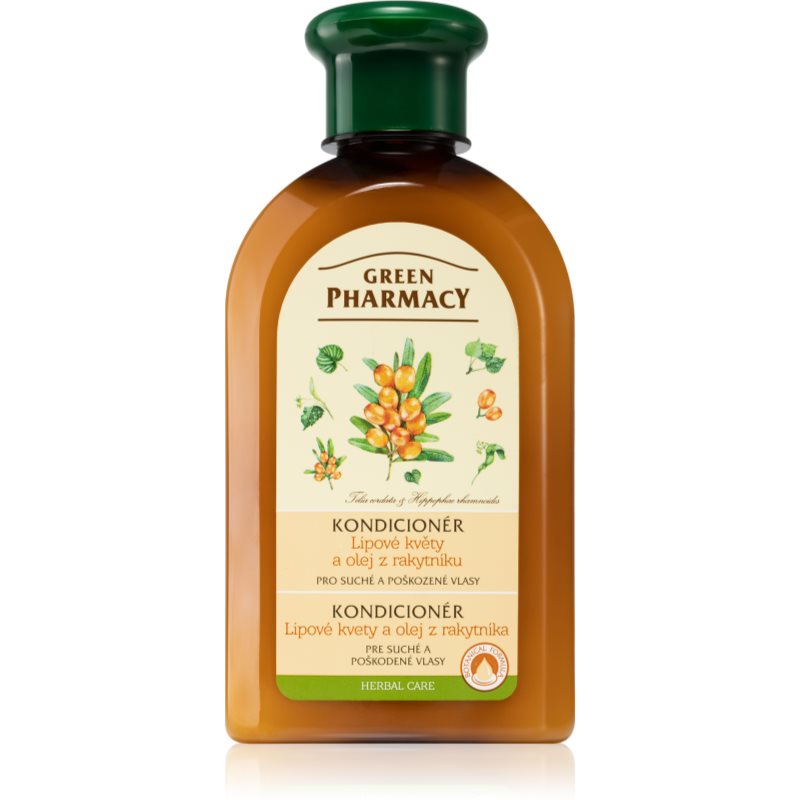 Green Pharmacy Herbal Care balsam pentru păr uscat și deteriorat 300 ml