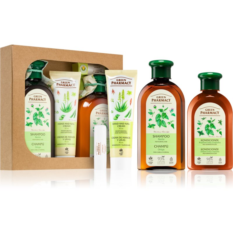 E-shop Green Pharmacy Herbal Care dárková sada(pro normální vlasy)