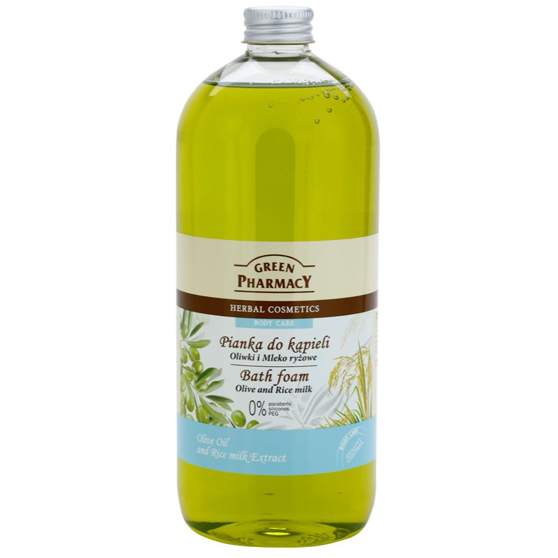 

Green Pharmacy Body Care Olive & Rice Milk пінка для ванни
