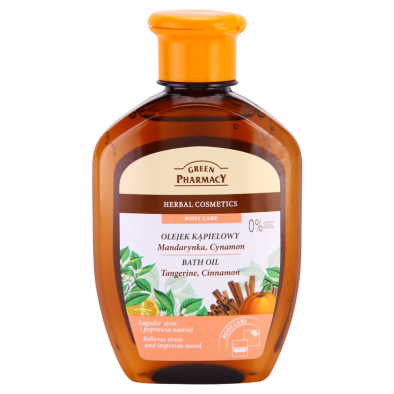 Green Pharmacy Body Care Tangerine & Cinnamon olej do kúpeľa 250 ml