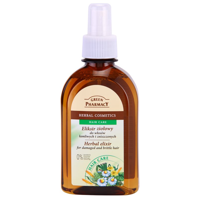 

Green Pharmacy Hair Care еліксир на основі трав для пошкодженого та ламкого волосся