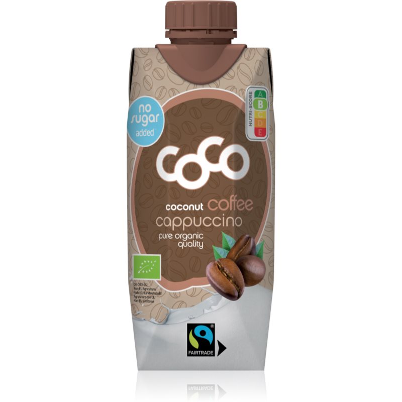 Green Coco Coconut Coffee kokosový nápoj v BIO kvalitě příchuť Cappuccino 330 ml
