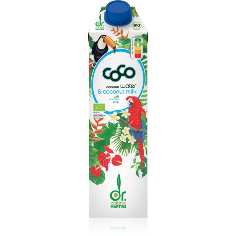Green Coco Coconut Water & Coconut Milk kokosová voda s mlékem a dužinou 1000 ml
