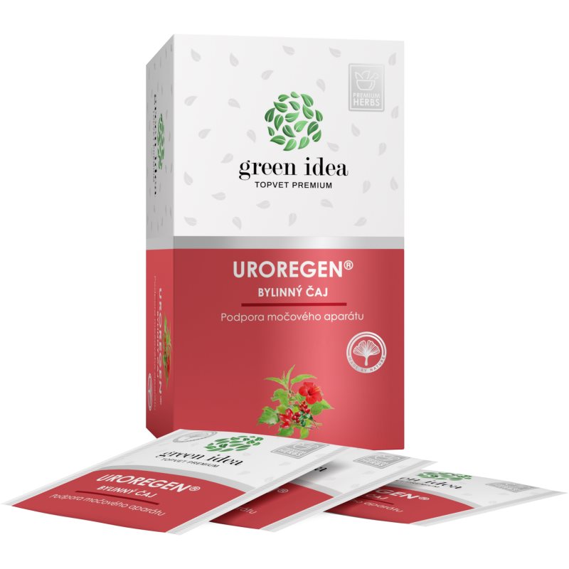Green Idea Uroregen bylinný čaj na podporu zdravia močových ciest 20 ks
