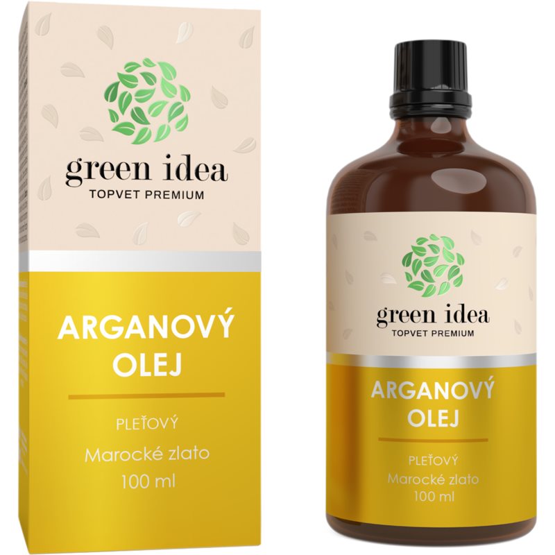 Green Idea Arganový pleťový olej Marocké zlato argánový olej lisovaný za studena 100 ml