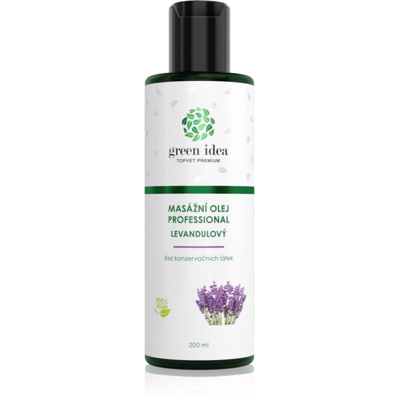 Green Idea Massage oil Lavender masažinis aliejus 200 ml