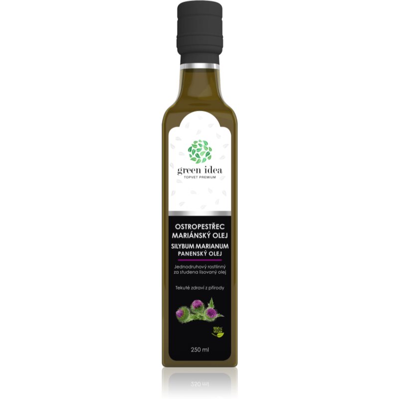 Green Idea Pestrec mariánsky za studena lisovaný olej 250 ml