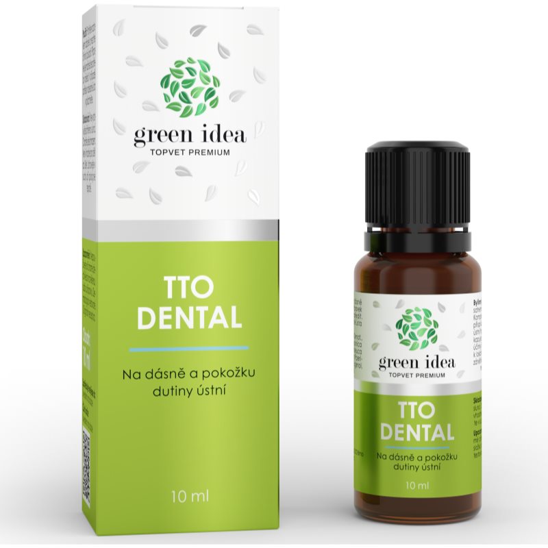 Green Idea Tea Tree Oil Dental vaistažolių preparatas dantenoms ir burnos ertmės odai 10 ml