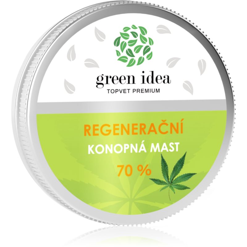 E-shop Green Idea Regenerační konopná mast 70% regenerační a zklidňující péče 100 ml