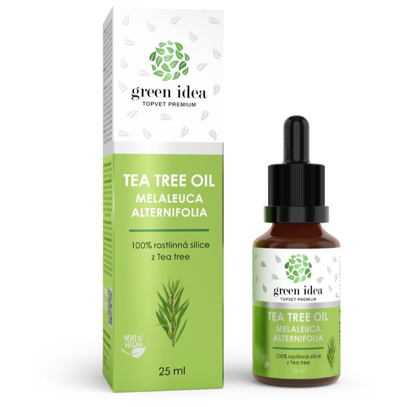 Green Idea Topvet Premium Tea Tree oil 100 % eterinių aliejų smulkioms traumoms 25 ml