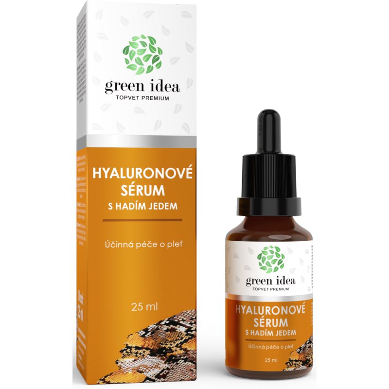 Green Idea Topvet Premium Hyaluronic serum with snake venom veido serumas brandžiai odai 25 ml