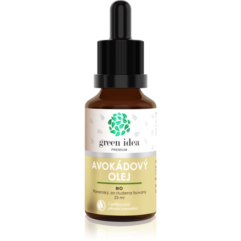 Green Idea Avokádový olej BIO bio avokádový olej 25 ml