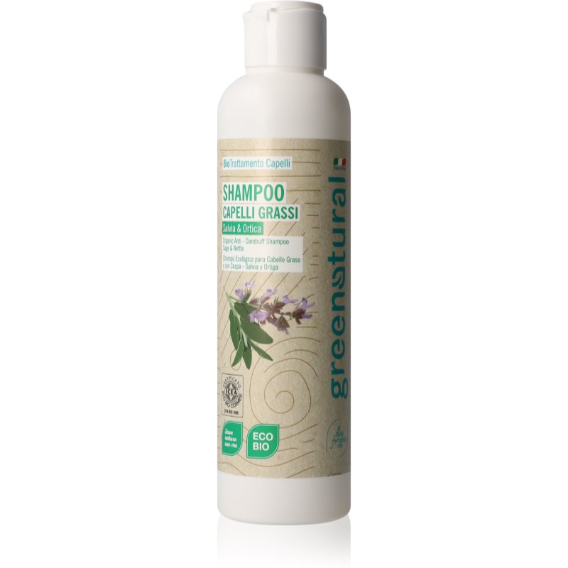 Greenatural Shampoo Sage & Nettle шампунь для жирного волосся 250 мл