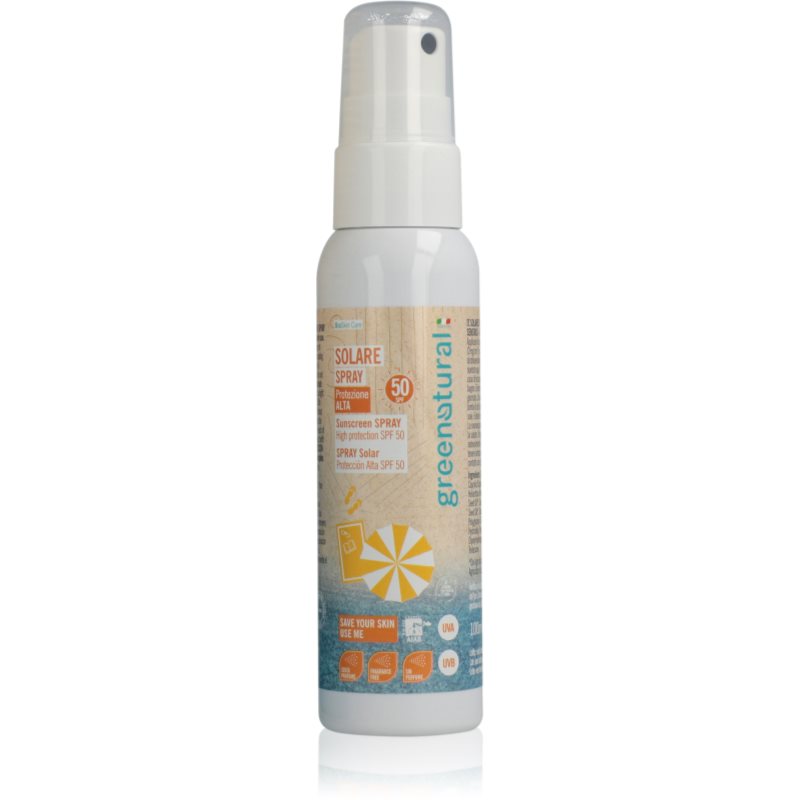 Greenatural Sunscreen Spray SPF 50 Zonnebrandmelk in Spray SPF 50 100 ml