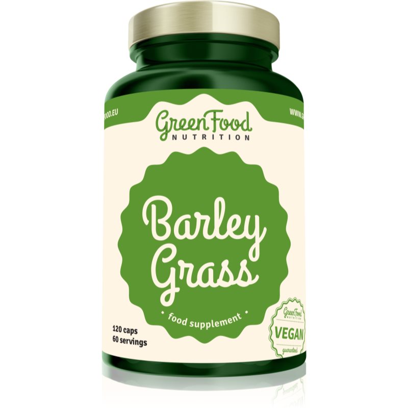 E-shop GreenFood Nutrition Barley Grass kapsle s antioxidačním účinkem 120 cps