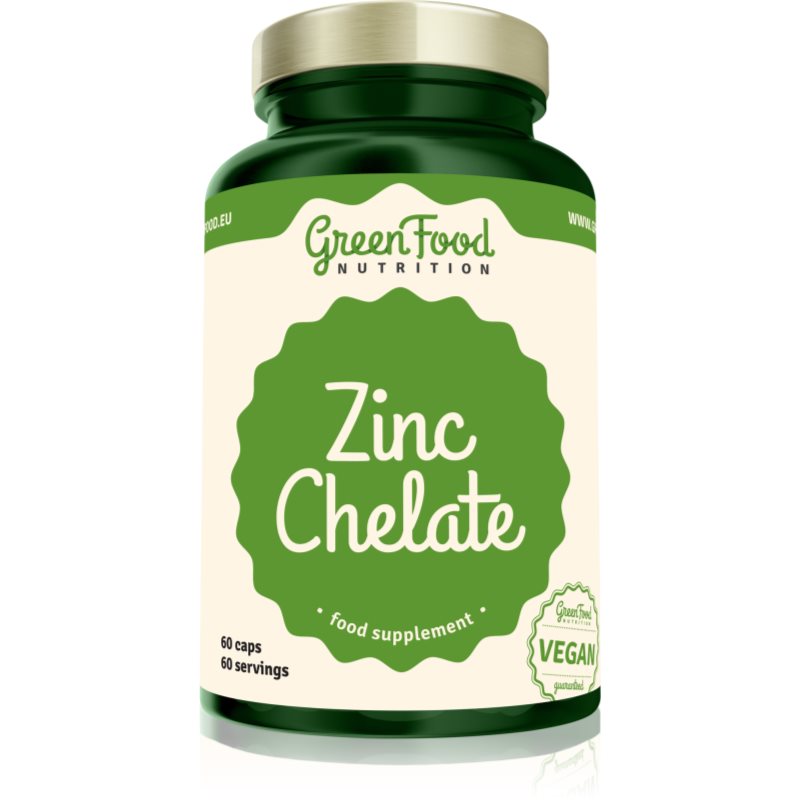 GreenFood Nutrition Zinc Chelate 60 kapslí koupíte na Notino.cz