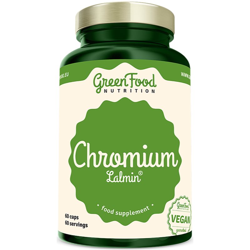 GreenFood Nutrition Chromium Lalmin® doplněk stravy pro udržení normální hladiny cukru v krvi 60 cap