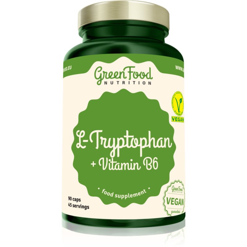 GreenFood Nutrition L-Tryptophan + Vitamin B6 90 kapslí koupíte na Notino.cz