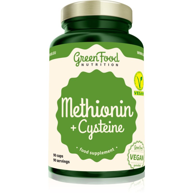 GreenFood Nutrition Methionin + Cysteine 90 kapslí koupíte na Notino.cz