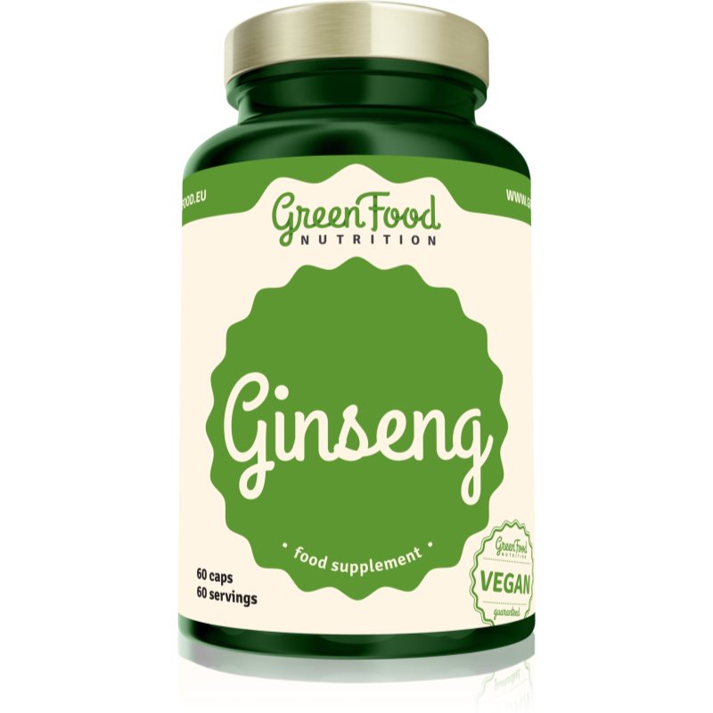 E-shop GreenFood Nutrition Ginseng podpora psychické pohody 60 cps